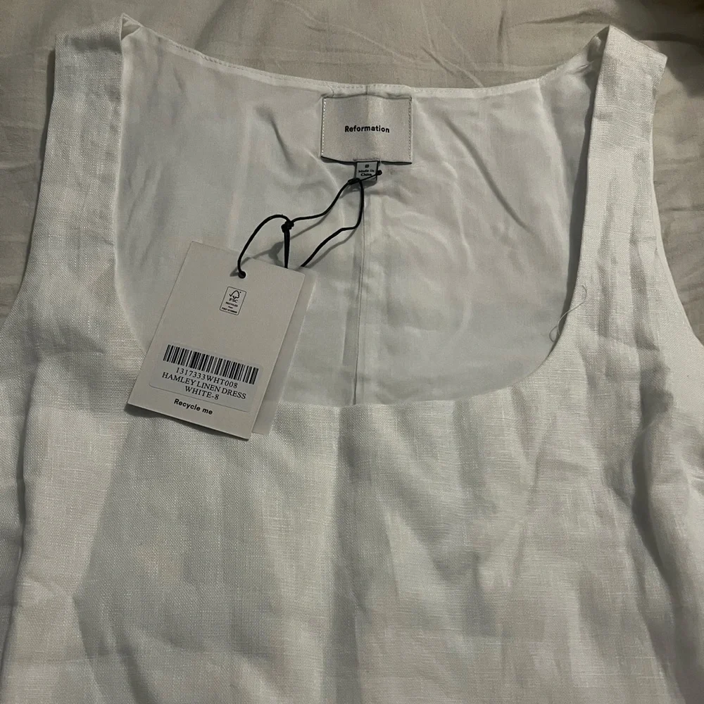 Reformation White Linen Dress - Picture 6 of 6